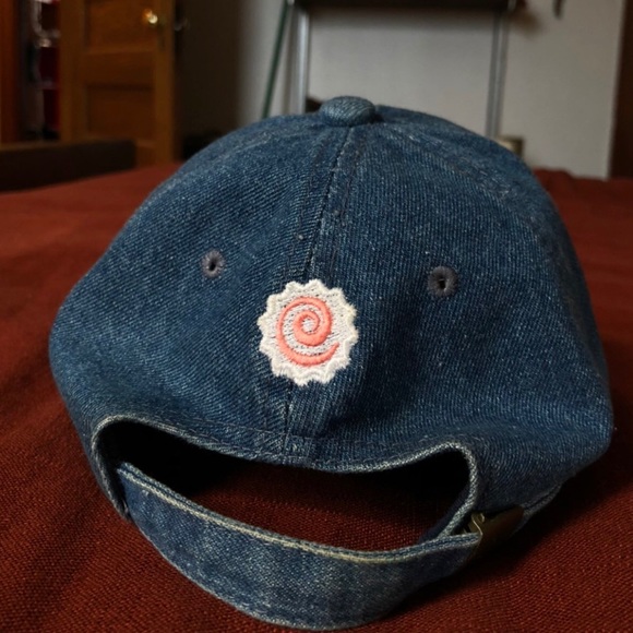 Denim Jean Adjustable Ramen Baseball Cap - Picture 2 of 4